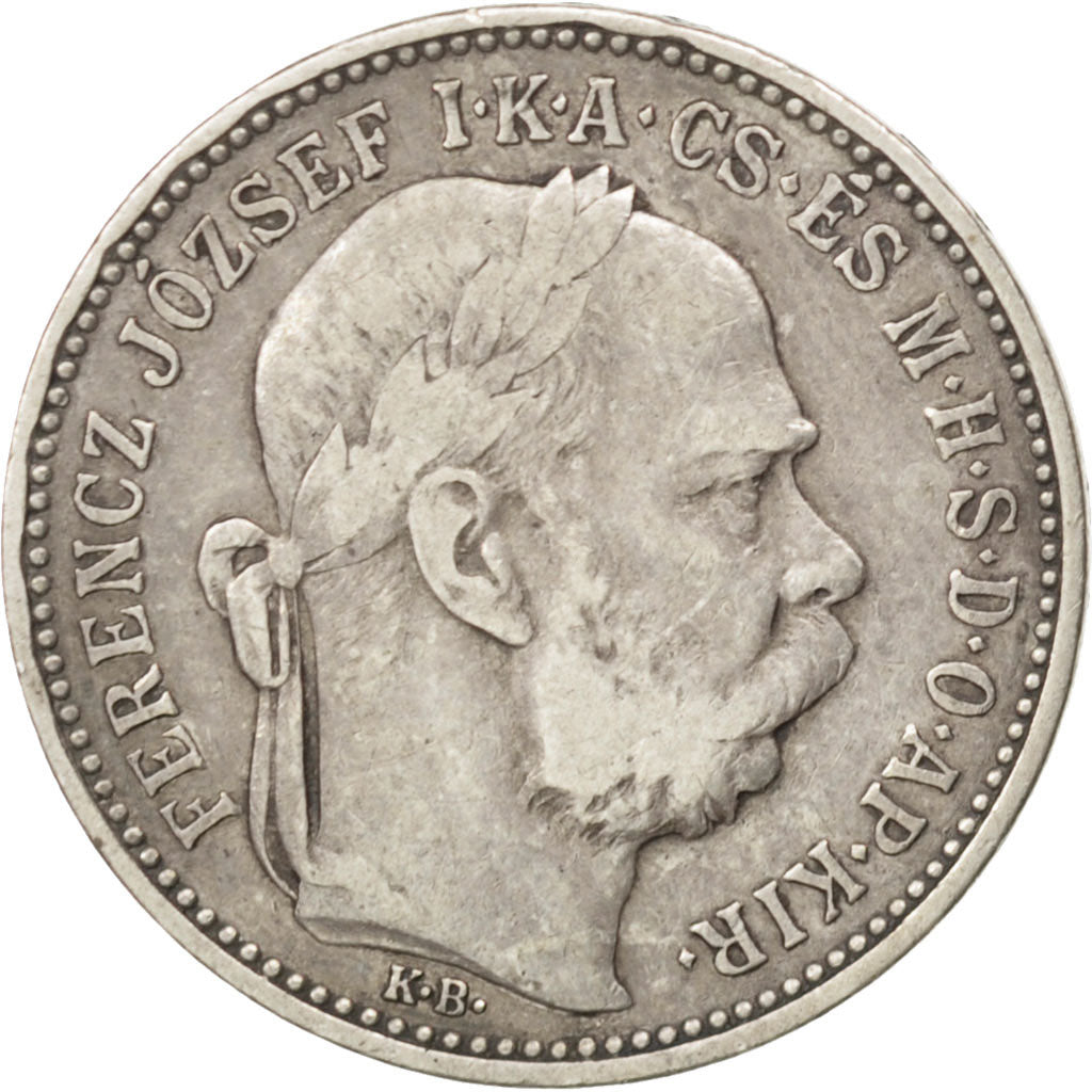 Coin, Austria, Franz Joseph I, Corona, 1894, EF(40-45), Silver, KM:2804