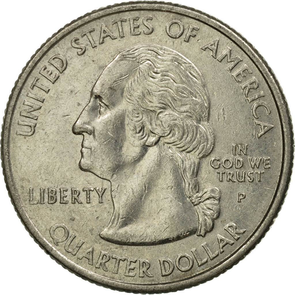 Moneta, Stati Uniti, Quarter, 2002, U.S. Mint, Philadelphia, BB, Rame ricoperto