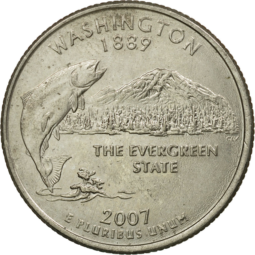 Monnaie, États-Unis, Quarter, 2007, U.S. Mint, Denver, TTB, Copper-Nickel Clad