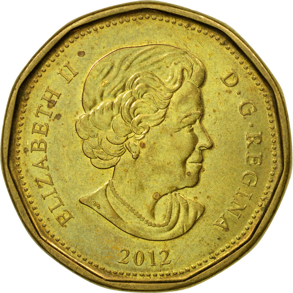 Coin, Canada, Elizabeth II, Dollar, 2012, Royal Canadian Mint, Winnipeg