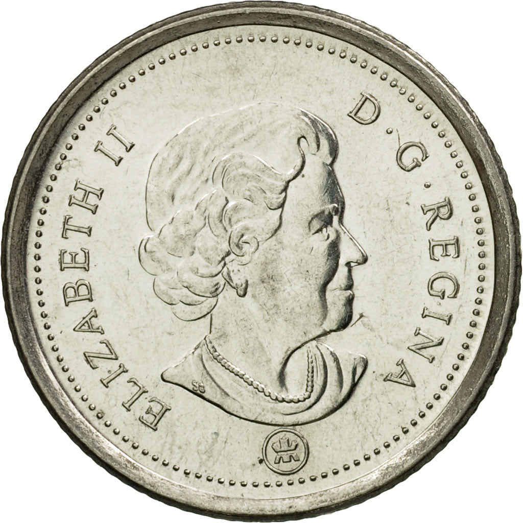 Coin, Canada, Elizabeth II, 10 Cents, 2008, Royal Canadian Mint, Winnipeg