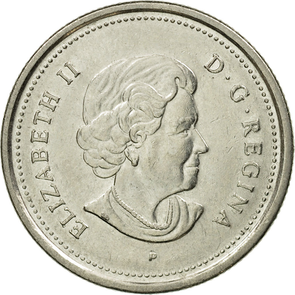 Coin, Canada, Elizabeth II, 25 Cents, 2004, Royal Canadian Mint, EF(40-45)