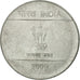Monnaie, INDIA-REPUBLIC, Rupee, 2009, TTB, Stainless Steel, KM:331