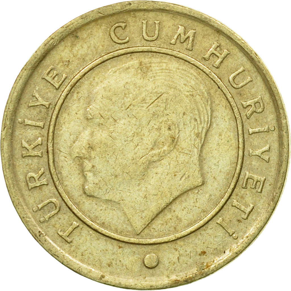 Moneta, Turchia, 10 Kurus, 2010, BB, Ottone, KM:1241