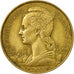Coin, Madagascar, 20 Francs, 1953, Paris, EF(40-45), Aluminum-Bronze, KM:7