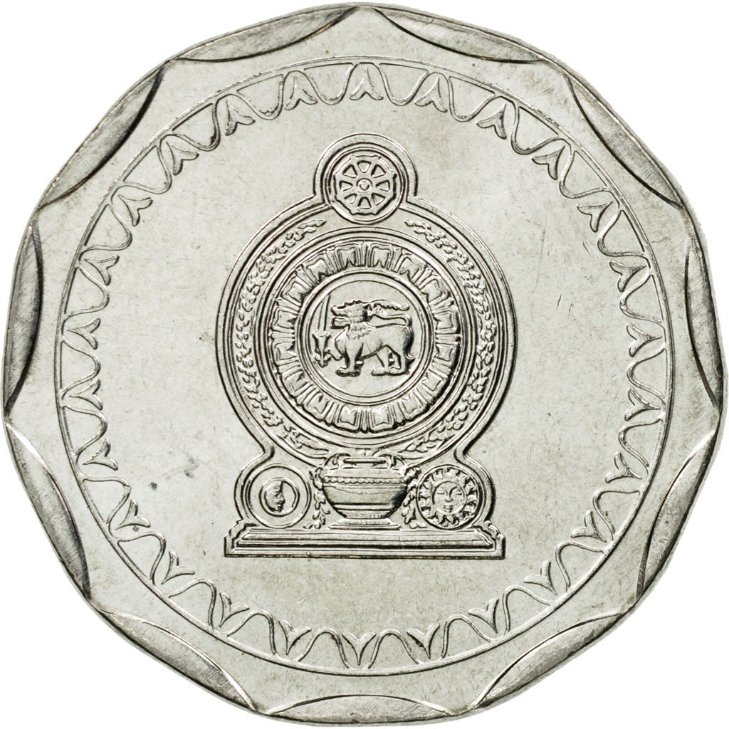 Coin, Sri Lanka, 10 Rupees, 2013, EF(40-45), Nickel plated steel