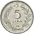 Monnaie, Turquie, 5 Lira, 1981, TTB, Aluminium, KM:944