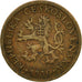 Coin, Czechoslovakia, 10 Haleru, 1936, EF(40-45), Bronze, KM:3