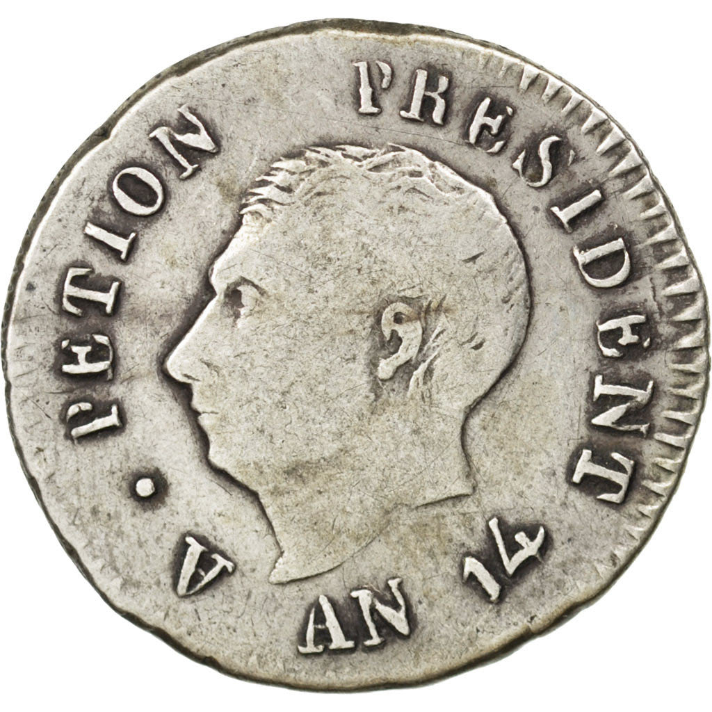 HAITI, 25 Centimes, 1817, KM #15.1, VF(30-35), Silver, 2.12