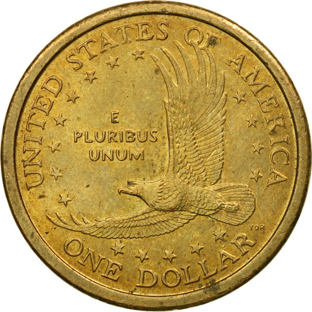 Coin, United States, Sacagawea Dollar, Dollar, 2000, U.S. Mint, Philadelphia