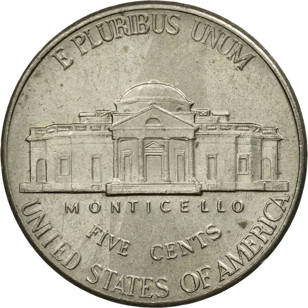 Moneda, Estados Unidos, Jefferson Nickel, 5 Cents, 2003, U.S. Mint