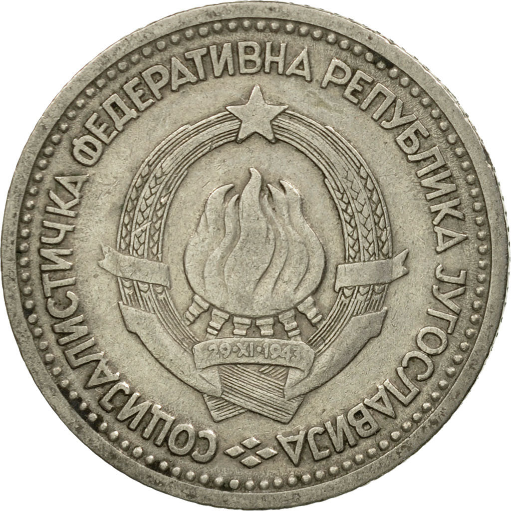Coin, Yugoslavia, Dinar, 1965, EF(40-45), Copper-nickel, KM:47
