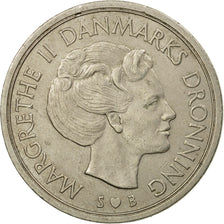 Moneta, Danimarca, Margrethe II, 5 Kroner, 1976, Copenhagen, BB, Rame-nichel
