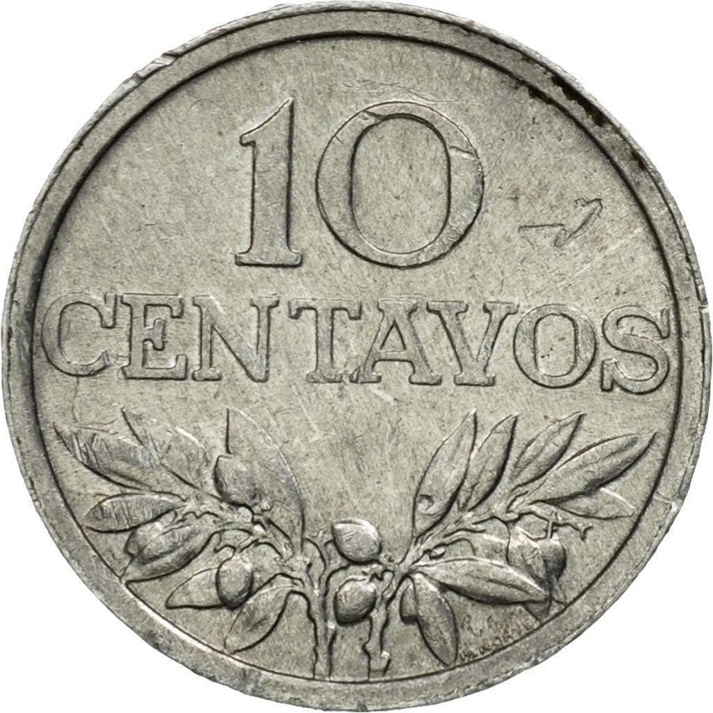 Monnaie, Portugal, 10 Centavos, 1974, TTB, Aluminium, KM:594