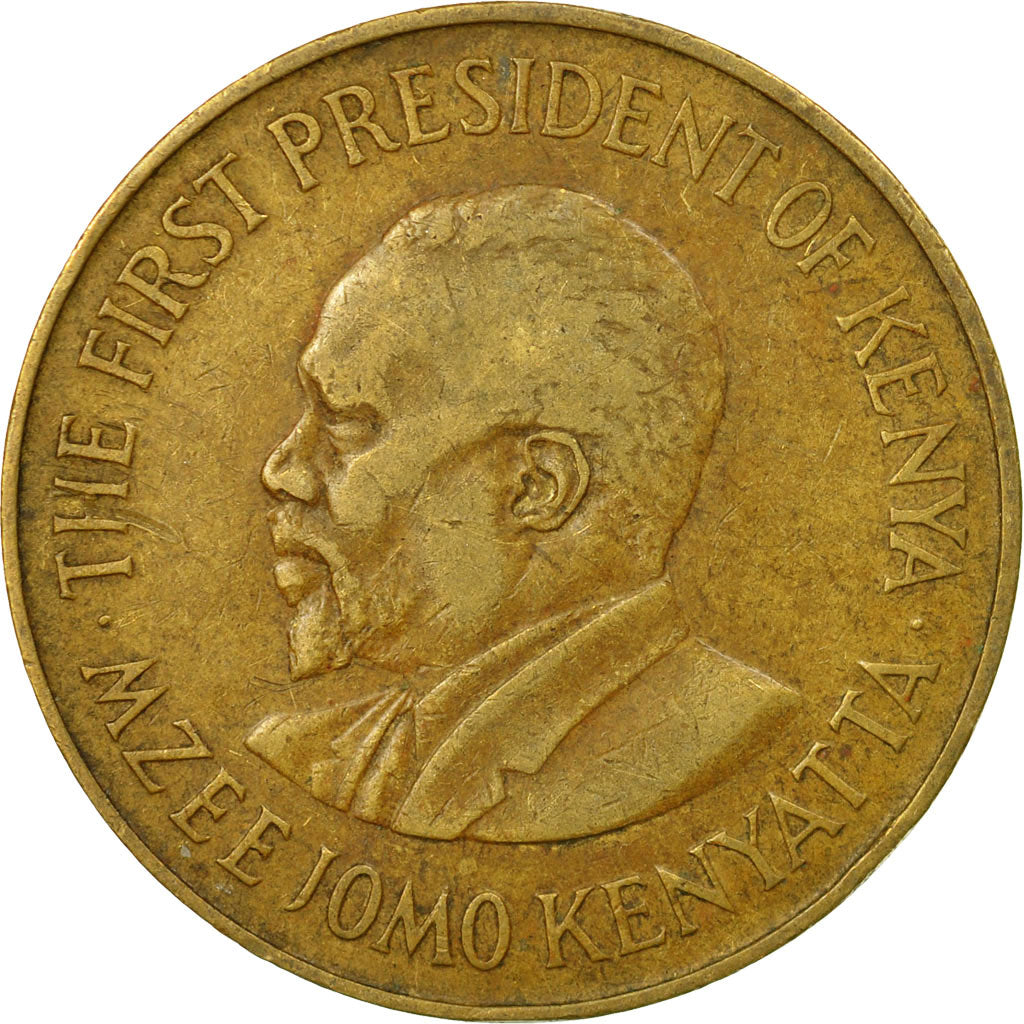 Coin, Kenya, 10 Cents, 1970, VF(30-35), Nickel-brass, KM:11
