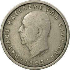 Coin, Greece, Paul I, 2 Drachmai, 1962, EF(40-45), Copper-nickel, KM:82