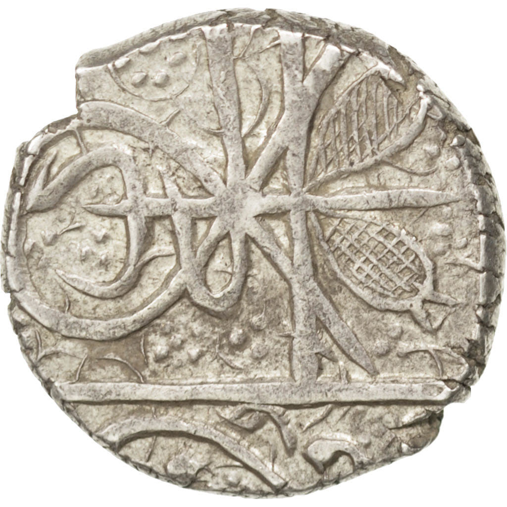 Moneda, Afganistán, Dost Muhammad, Rupee, 1854, Kabul, MBC+, Plata, KM:497.2