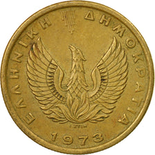 Coin, Greece, Constantine II, Drachma, 1973, EF(40-45), Nickel-brass, KM:107