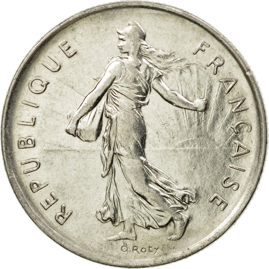 Coin, France, Semeuse, 5 Francs, 1970, Paris, AU(55-58), Nickel Clad