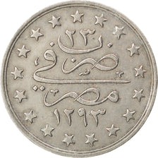 EGYPT, Qirsh, 1897, Misr, KM #299, AU(50-53), Copper-Nickel, 5.44