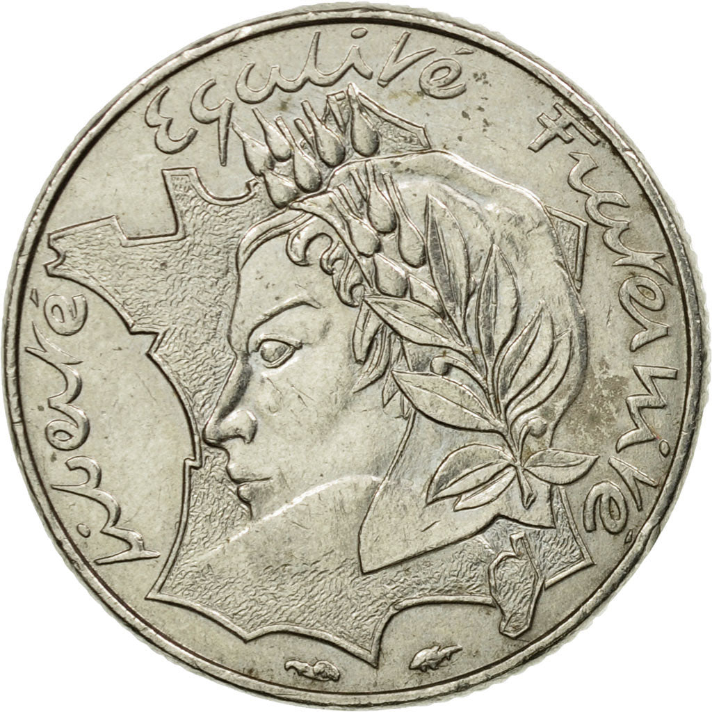 Coin, France, Jimenez, 10 Francs, 1986, Paris, EF(40-45), Nickel, KM:959