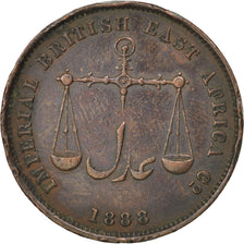 MOMBASA, Pice, 1888, Birmingham, KM #1.3, EF(40-45), Bronze, 6.45