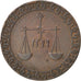 ZANZIBAR, Pysa, 1882, KM #1, AU(50-53), Copper, 6.28