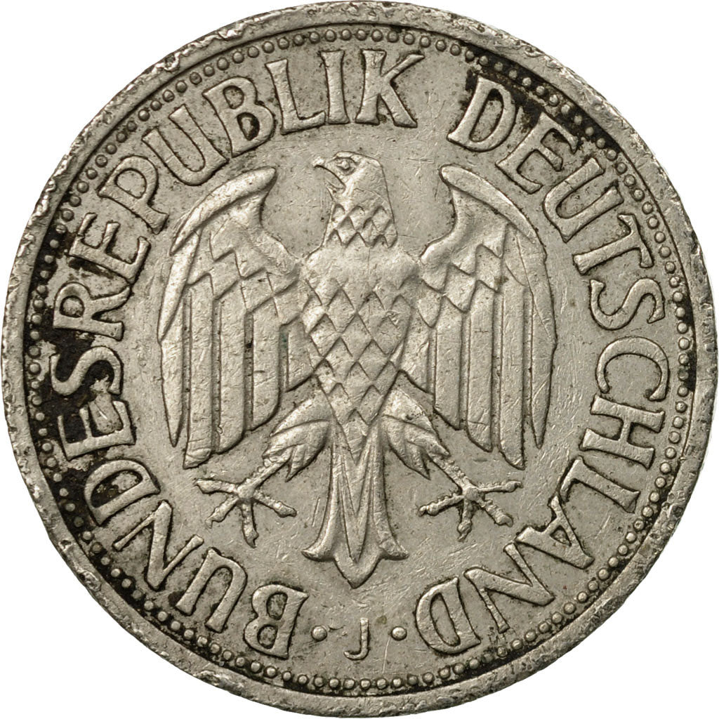 Münze, Bundesrepublik Deutschland, Mark, 1961, Hambourg, SS, Copper-nickel