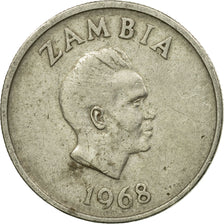 Coin, Zambia, 5 Ngwee, 1968, British Royal Mint, EF(40-45), Copper-nickel, KM:11