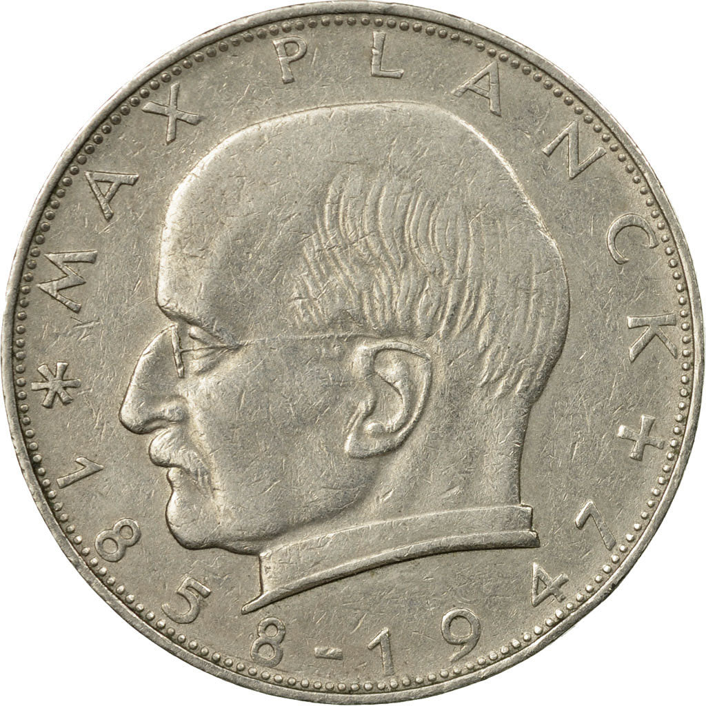 Coin, GERMANY - FEDERAL REPUBLIC, 2 Mark, 1962, Stuttgart, EF(40-45)