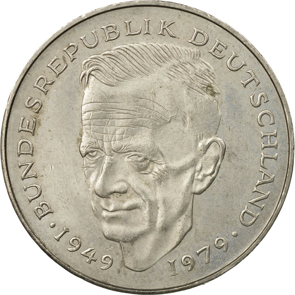 Coin, GERMANY - FEDERAL REPUBLIC, 2 Mark, 1979, Hambourg, EF(40-45)