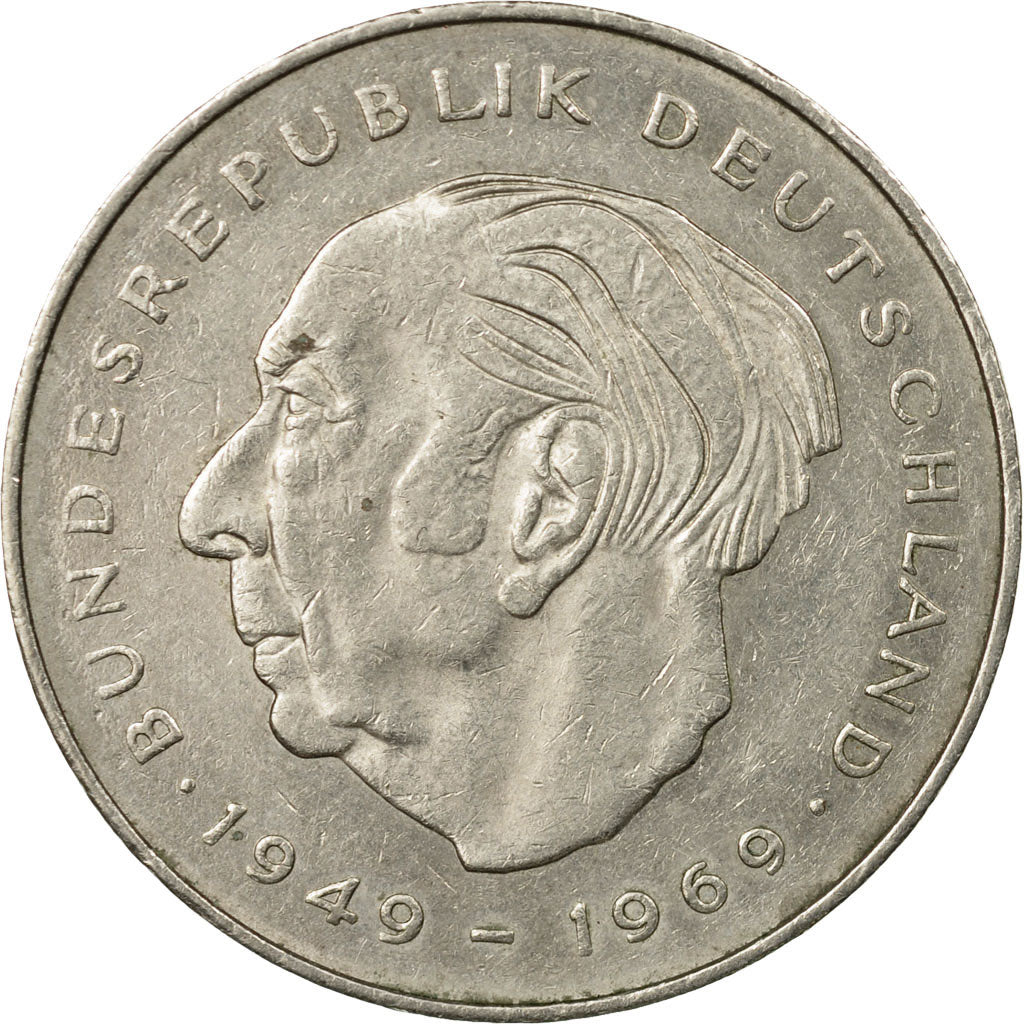 Coin, GERMANY - FEDERAL REPUBLIC, 2 Mark, 1987, Hambourg, EF(40-45)
