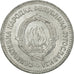 Moneda, Yugoslavia, 5 Dinara, 1953, MBC, Aluminio, KM:32