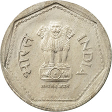 Coin, INDIA-REPUBLIC, Rupee, 1983, EF(40-45), Copper-nickel, KM:79.1