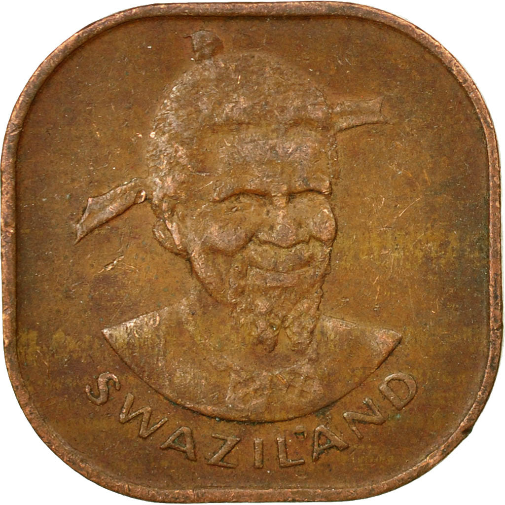 Coin, Swaziland, Sobhuza II, 2 Cents, 1979, British Royal Mint, VF(30-35)