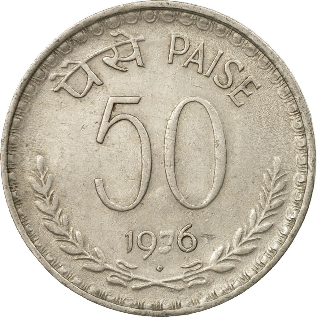 Monnaie, INDIA-REPUBLIC, 50 Paise, 1976, TB+, Copper-nickel, KM:63