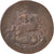 Moneda, Rusia, Elizabeth, 2 Kopeks, 1757, BC+, Cobre, KM:7.2