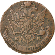 Russie, Catherine II, 5 Kopeks 1779 EM (Ekaterinbourg), KM C59.3