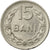 Moneta, Romania, 15 Bani, 1960, BB, Acciaio ricoperto in nichel, KM:87