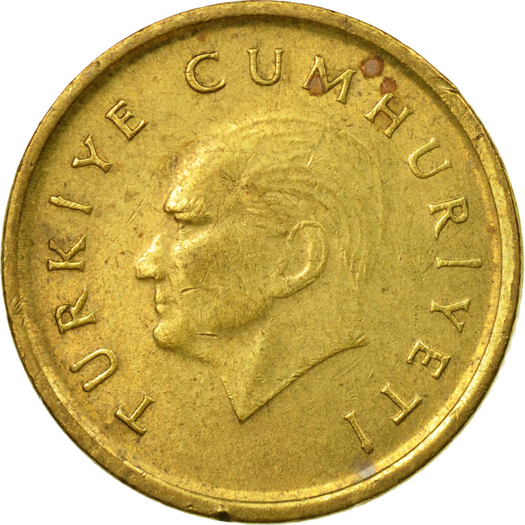 Coin, Turkey, 50 Lira, 1989, EF(40-45), Aluminum-Bronze, KM:987