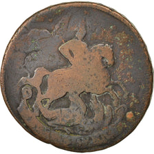 Coin, Russia, Elizabeth, 2 Kopeks, 1760, F(12-15), Copper, KM:7.2