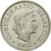 Coin, Switzerland, 10 Rappen, 1985, Bern, AU(55-58), Copper-nickel, KM:27
