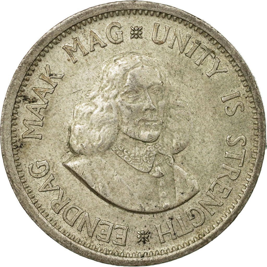 Coin, South Africa, 10 Cents, 1964, EF(40-45), Silver, KM:60