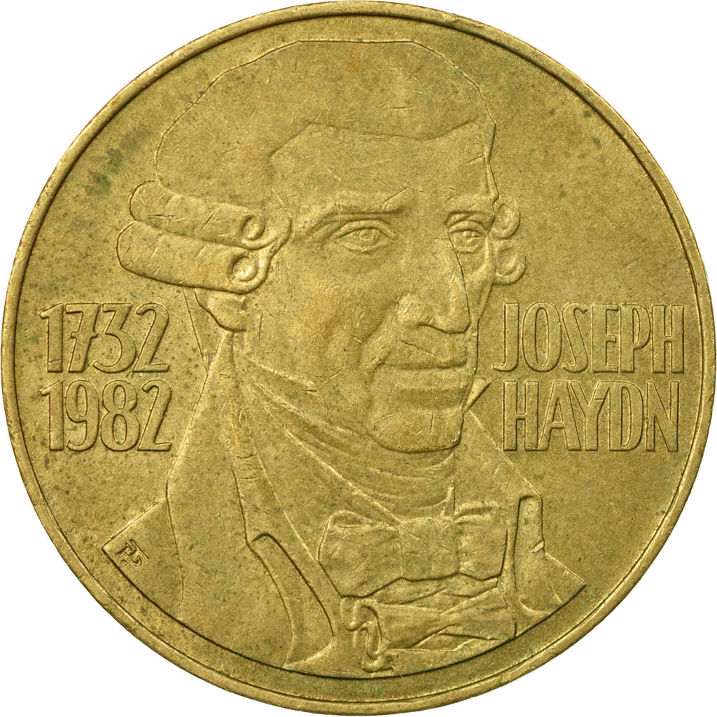 Coin, Austria, 20 Schilling, 1982, EF(40-45), Copper-Aluminum-Nickel, KM:2955.1