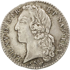 FRANCE, 1/5 Écu au bandeau, 24 Sols, 1/5 ECU, 1769, Bayonne, KM #515.9, ...