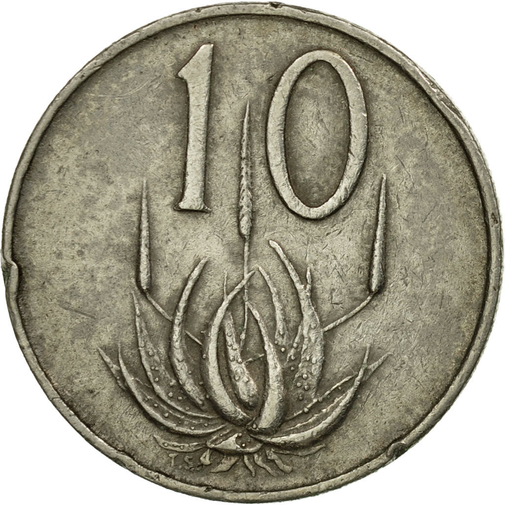 Coin, South Africa, 10 Cents, 1966, EF(40-45), Nickel, KM:68.2