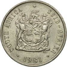 Monnaie, Afrique du Sud, 10 Cents, 1981, TTB, Nickel, KM:85