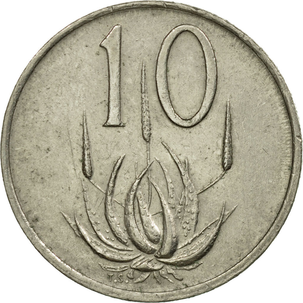 Monnaie, Afrique du Sud, 10 Cents, 1981, TTB, Nickel, KM:85