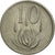 Coin, South Africa, 10 Cents, 1984, EF(40-45), Nickel, KM:85