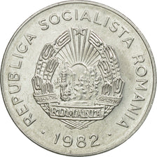 Coin, Romania, 25 Bani, 1982, EF(40-45), Aluminum, KM:94a